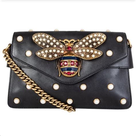 gucci purse with bumble bee
